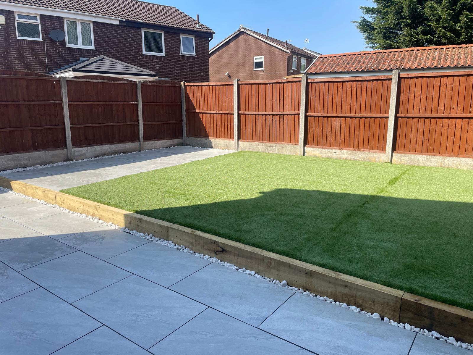 Porcelain Tiles & Artificial Grass