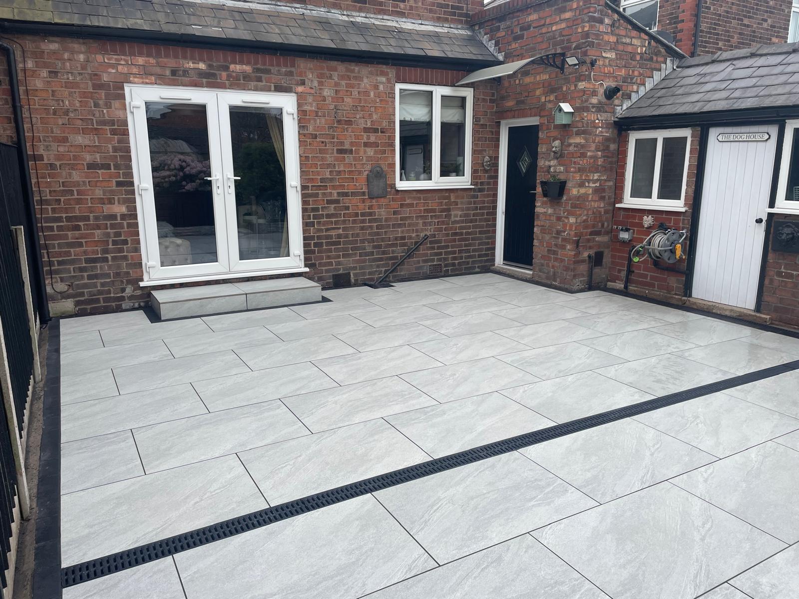 Porcelain Patio Installation